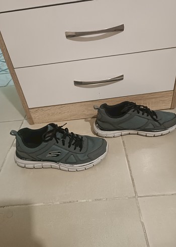 skechers Gri erkek Spor Ayakkabı - Görsel 2