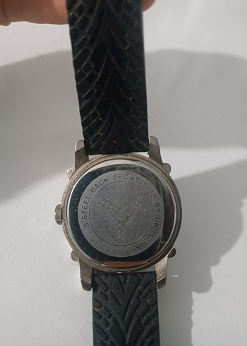 Siyah Biker Tarzı Erkek Kol Saati - Görsel 3