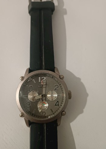 Siyah Biker Tarzı Erkek Kol Saati - Görsel 2