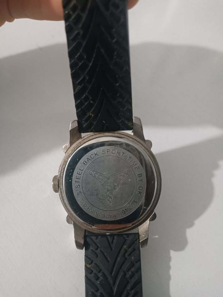 Siyah Biker Tarzı Erkek Kol Saati - Görsel 3