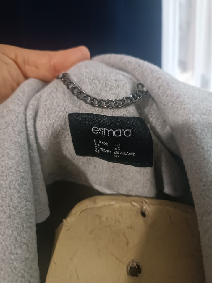 esmara marka 44beden kaşe kaban - Görsel 2