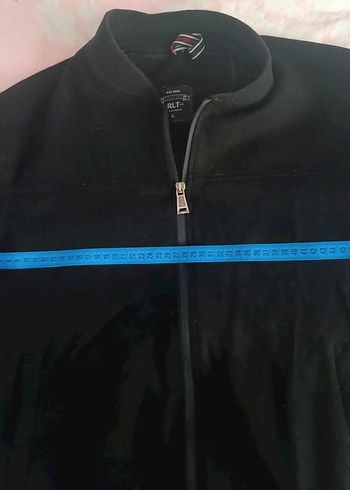 unisex Süet Fermuarlı Ceket - Görsel 5