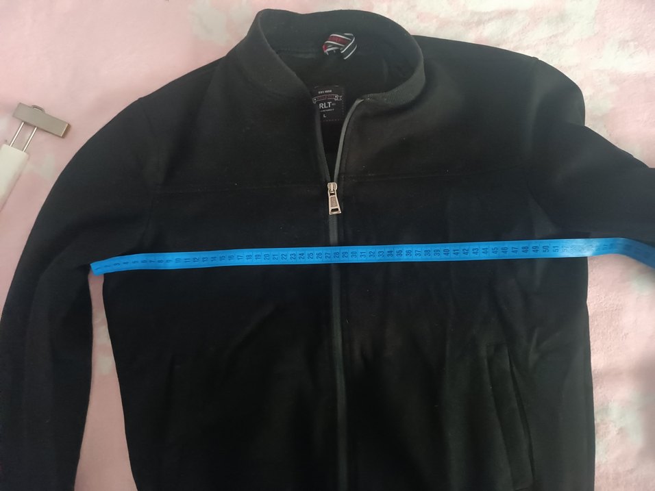 unisex Süet Fermuarlı Ceket - Görsel 5