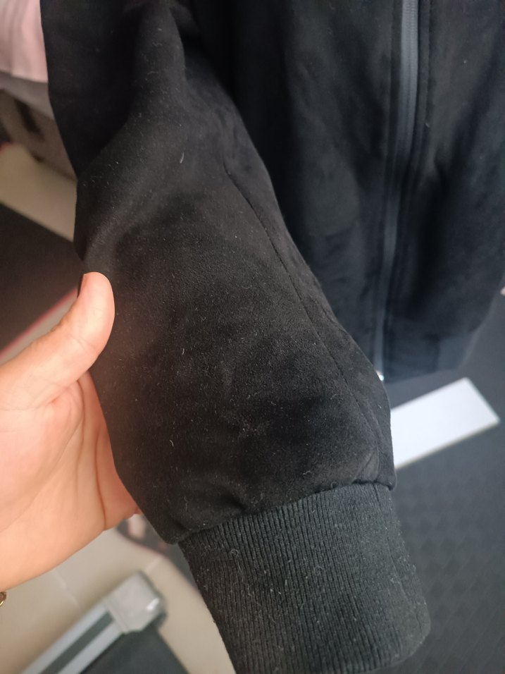 unisex Süet Fermuarlı Ceket - Görsel 2