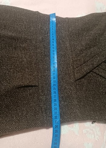 mango small V Yaka Kolsuz Midi Triko Kadın Elbise - Görsel 4