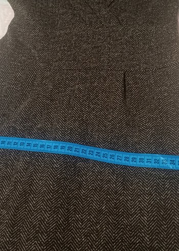 mango small V Yaka Kolsuz Midi Triko Kadın Elbise - Görsel 2