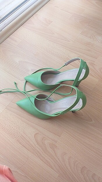 Diğer Fıstık Yeşili Topuklu Ayakkabı