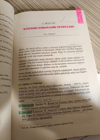  Eğitim bilimine giriş 