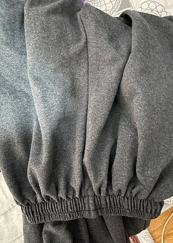 Gri Kadın Salaş Sweatpants - Görsel 4