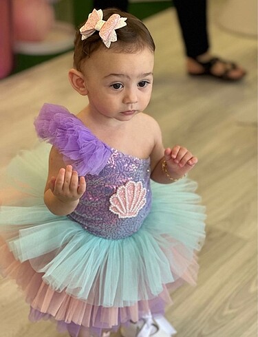 DENİZKIZI BEBEK ELBİSESİ