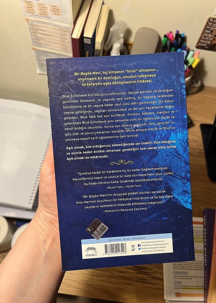 Bir Başka Mavi / yabancı yayınları / amy harmon - Görsel 3