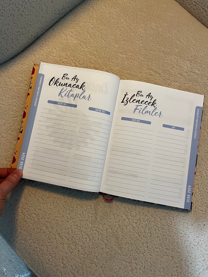 Planlama Ajandası, Pembe - Görsel 5