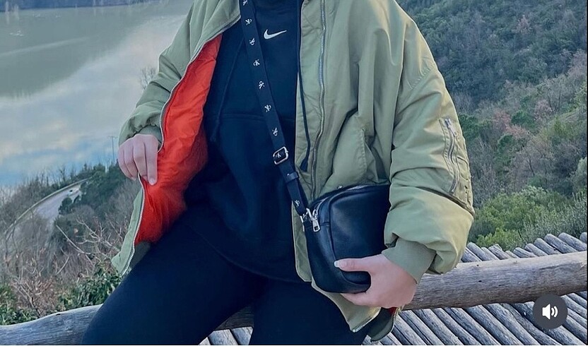 Zara Zara bomber ceket haki