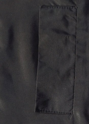 Kadın Siyah Uzun Kapüşonlu Yağmurluk - Görsel 7