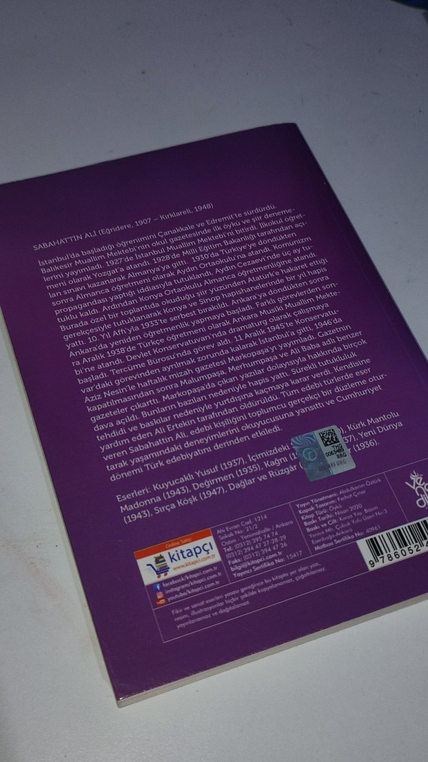 Sabahattin Ali - Sırça Köşk Romanı - Görsel 2