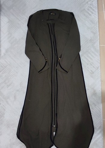 Haki Uzun Kadın pardüsü - Görsel 5