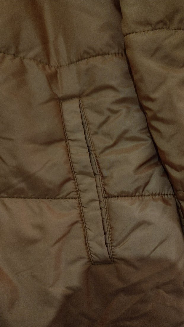 Kapüşonlu Kadın Kış Montu, oversize , sarı - Görsel 4