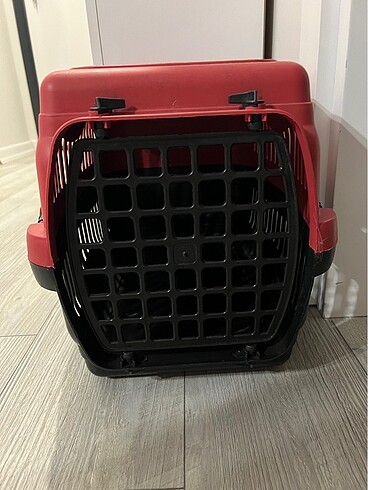 Beden Kedi Taşıma Çantası / Box / Kutusu Kırmızı Siyah Evcil Hayvan