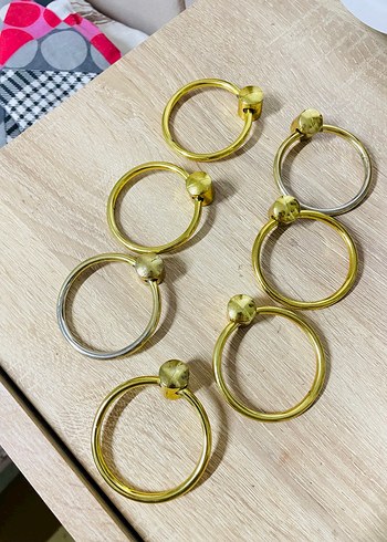 Parlak Altın Elbise Dolabı Kulpu - Görsel 3