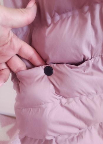 Zara Pembe Kapitone Yelek - Görsel 5