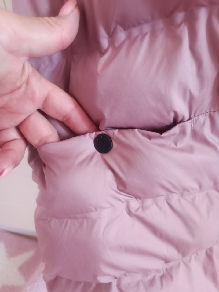 Zara Pembe Kapitone Yelek - Görsel 5