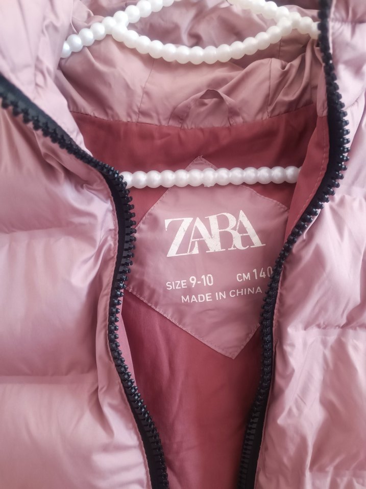 Zara Pembe Kapitone Yelek - Görsel 3