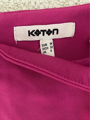 34 Beden pembe Renk Koton pembe etek