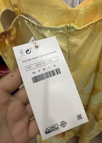 Sarı Uzun Elbise - Görsel 3