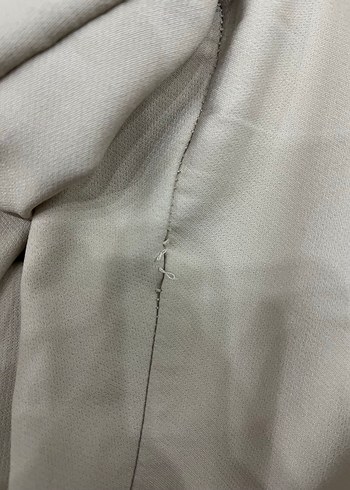 Bej Salaş Kadın Kumaş Pantolon - Görsel 2