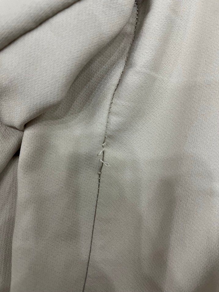 Bej Salaş Kadın Kumaş Pantolon - Görsel 2