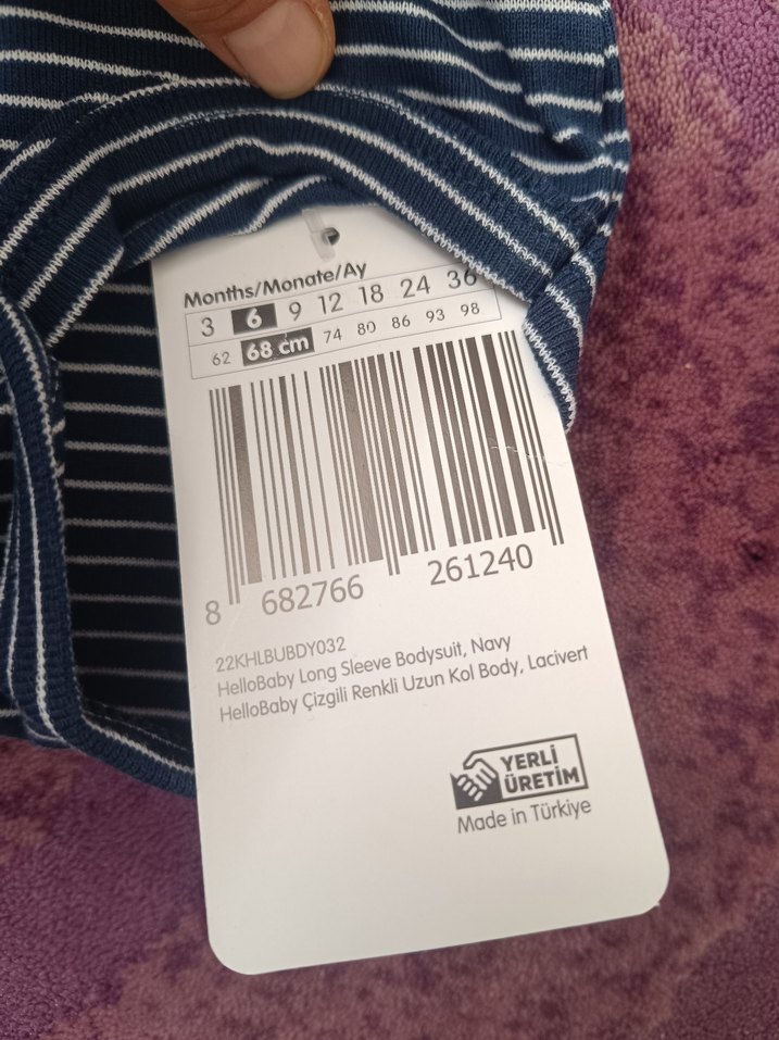 erkek bebek zıbın - Görsel 3