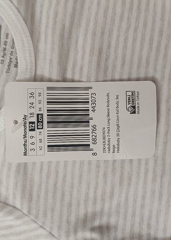 erkek bebek zıbın sıfır ürün - Görsel 3