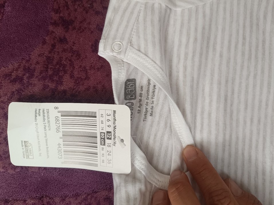 erkek bebek zıbın sıfır ürün - Görsel 2