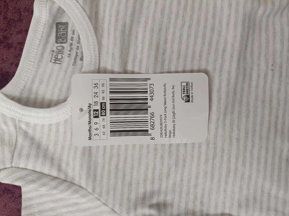 erkek bebek zıbın sıfır ürün - Görsel 3