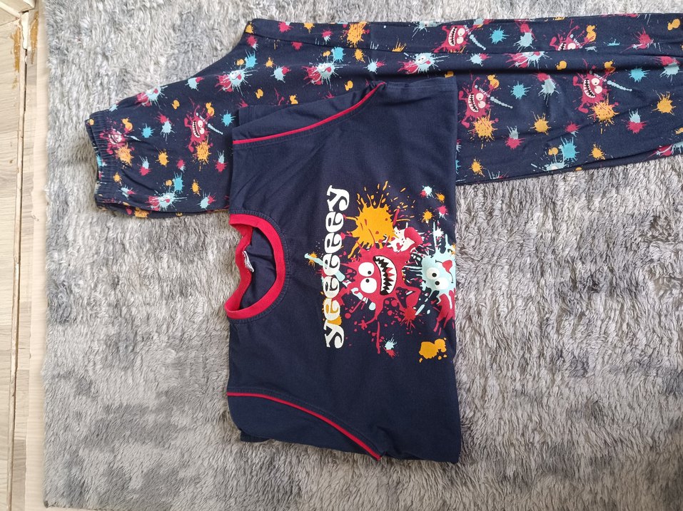 Renkli Tie-Dye Kadın Kumaş Pantolon - Görsel 3