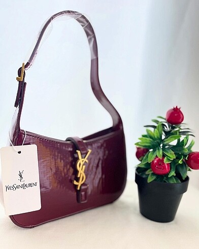 YSL A Kalite Bordo Çanta