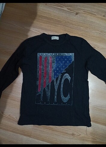 Zara 9 yaş siyah erkek Sweatshirt Uzun kollu çocuk