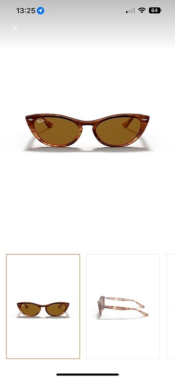 Rayban Kahve Cat Eye Gözlük