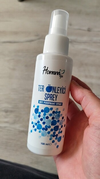  Beden Renk Hom Bitkisel Ter Önleyici Sprey 