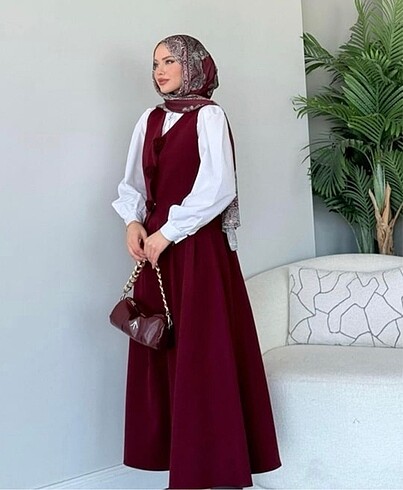 Bordo etekli takım