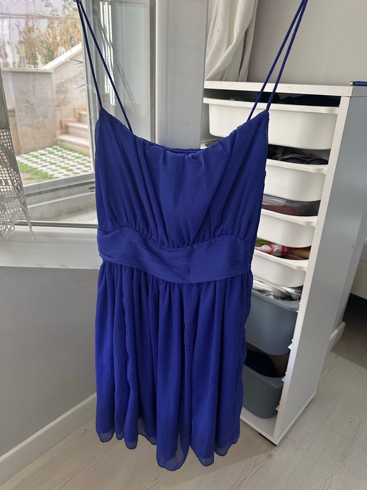 H&M tül elbise 34 beden - Görsel 2