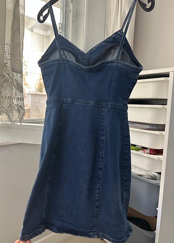 Zara kot elbise 36 beden - Görsel 4