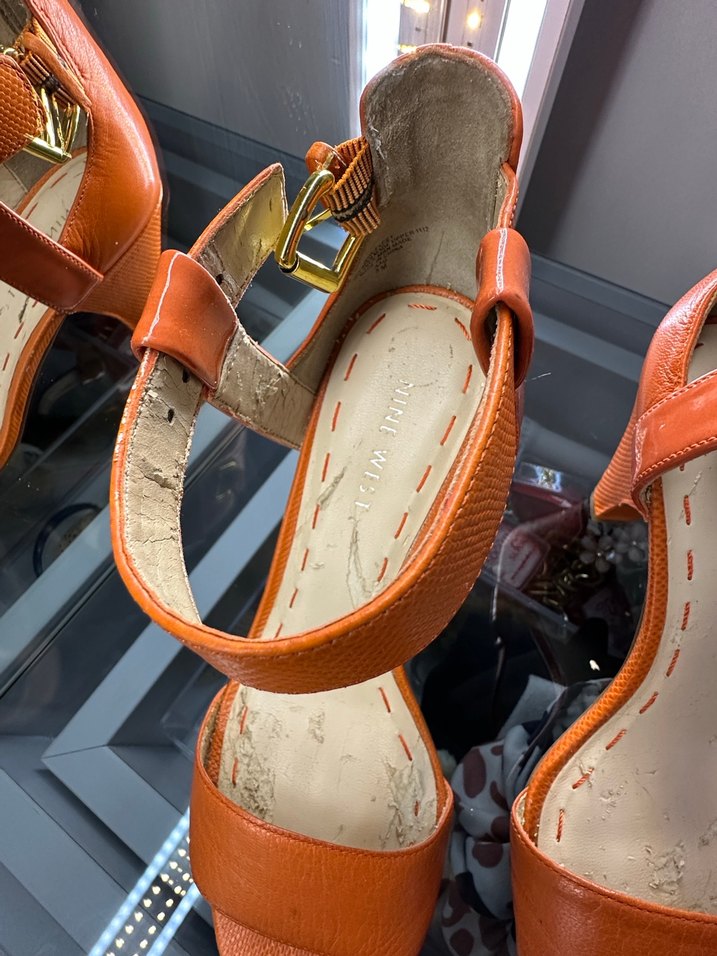 Turuncu Kadın sandalet - Görsel 3