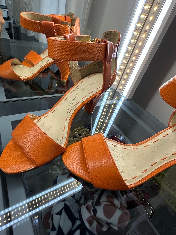Turuncu Kadın sandalet - Görsel 2