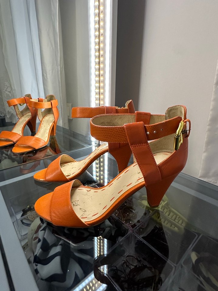 Turuncu Kadın sandalet - Görsel 4