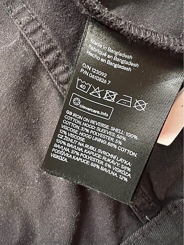 5 Yaş Beden siyah Renk H&M ceket 5-6 yaş