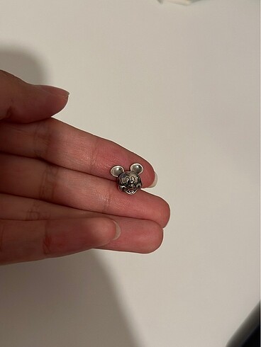 Beden gri Renk Mickey mouse Pandora charm orjinal