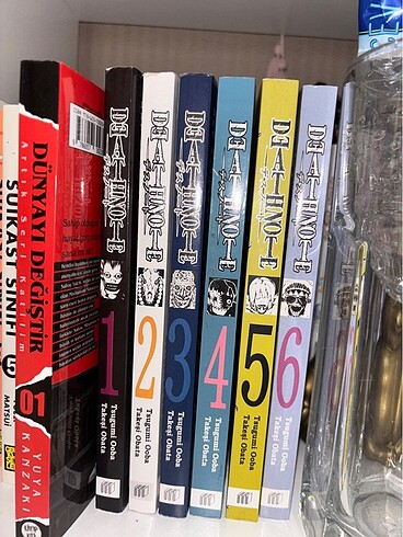 death note manga 1-6. ciltler