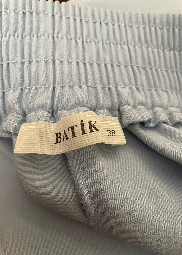 Batik kapri kumaş pantolon - Görsel 3