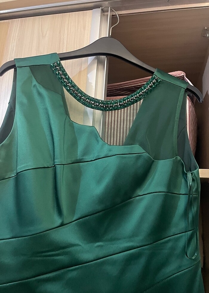 Midi boy abiye elbise - Görsel 2